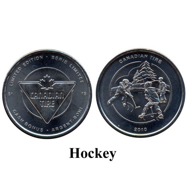 CTC $1.00 Hockey Coin  –  UNC